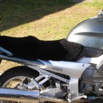 Yamaha FJR1300 2001 Black Sheepskin Motorcycle Seat Cover