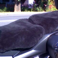 BMW K 1200 GT 2006 Charcoal Sheepskin Motorcycle Seat Cover