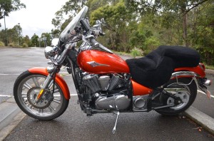 Kawasaki Vulcan 900 Classic Mustang Seat Black Sheepskin Motorcycle Seat Cover