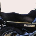 Yamaha FJ 1100 2008 Black Sheepskin Motorcycle Seat Cover