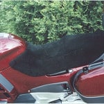Honda ST 1100 1990 Black Sheepskin Motorcycle Seat Cover