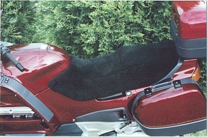 Honda ST 1100 1990 Black Sheepskin Motorcycle Seat Cover