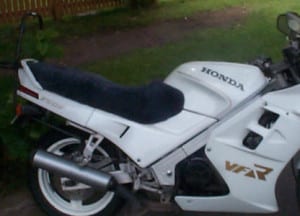 Honda VFR750FK 1986-89 Charcoal Sheepskin Motorcycle Seat Cover