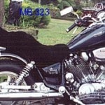 Yamaha Virago XV1100 1991 Black Sheepskin Motorcycle Seat Cover