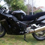 Honda CBR1100XX super blackbird 1997 Black Sheepskin Motorcycle Seat Cover