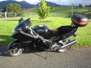 Honda CBR1100XX blackbird 1997 Black Sheepskin Motorcycle Seat Cover