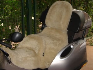 BMW K1200LT 1999 Cane Sheepskin Motorcycle Seat Cover