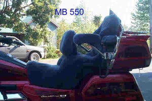 Honda GL1500SE 1998 Black Sheepskin Motorcycle Seat Cover