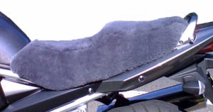 Suzuki Bandit 1200 2001 Mid Grey Sheepskin Motorcycle Seat Cover