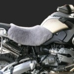 BMW R 1200 GS 2004 Mid Grey Front Sheepskin Motorcycle Seat Cover
