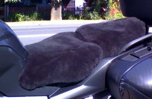 BMW K 1200 GT 2006 Charcoal Sheepskin Motorcycle Seat Cover