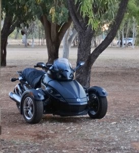 Can Am Spyder RS 2007 Raincover for Sheepskin Motorcycle Seat Cover