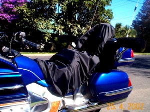 Honda GL1800 2000 Custom Made rain cover for Sheepskin Motorcycle Seat Cover.