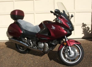 Honda NT700 V Deauville 2006 Silver Sheepskin Motorcycle Seat Cover