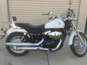 Honda VT 750 S 2010 Charcoal Sheepskin Motorcycle Seat Cover