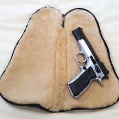 Sheepskin Gun Rug Pistol Pouch