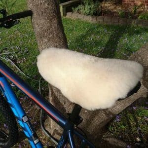 sheepskin bicycle seat cover